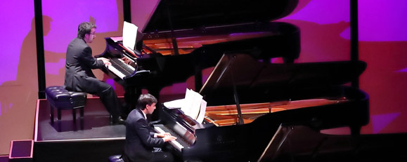 Scott Cuellar & Miles Fellenberg, Four Hands On Piano